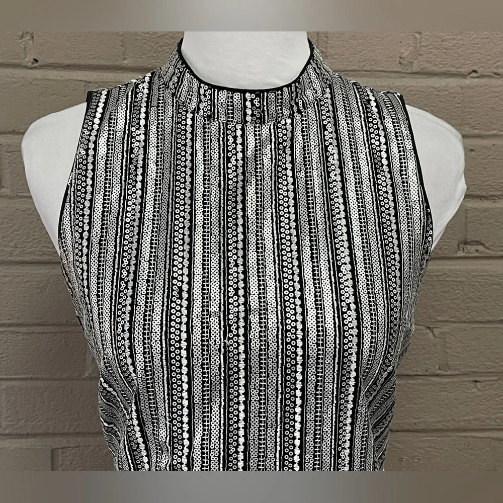 Guess silver sequin - cut out back dress 6 - Picture 6 of 16